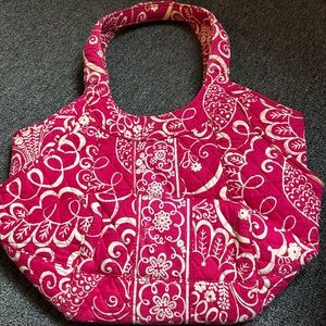 Vera Bradley Pink and White Floral Tote